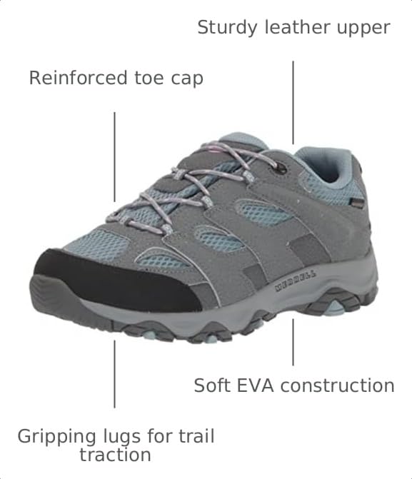 Merrell Unisex Kid's Moab 3 Low Waterpoof Hiking Shoe, Altitude, 10.5 Medium - image 3