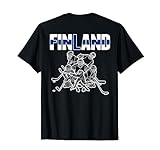 50 centesimi finlandia 2002 Bandiera Finlandia supporto hockey su ghiaccio design per gli amanti finlandesi di hockey quando tifano per un torneo di campionato di hockey su ghiaccio. Vestito da giocatore di hockey su ghiaccio per qualsiasi ragazzo di hockey / ragazza, hockey mamma/papà, portiere, allenatore e orgoglioso sostenitore della squadra di hockey finlandese.