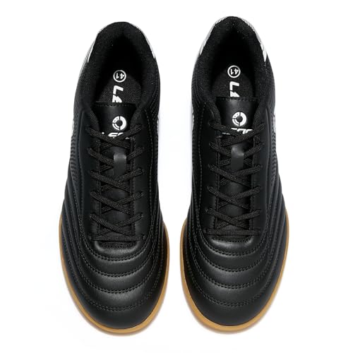 Men's Indoor Soccer Cleats Trainer Rubber Futsal Shoes for Athletic Flat Outsole Training Sneaker4