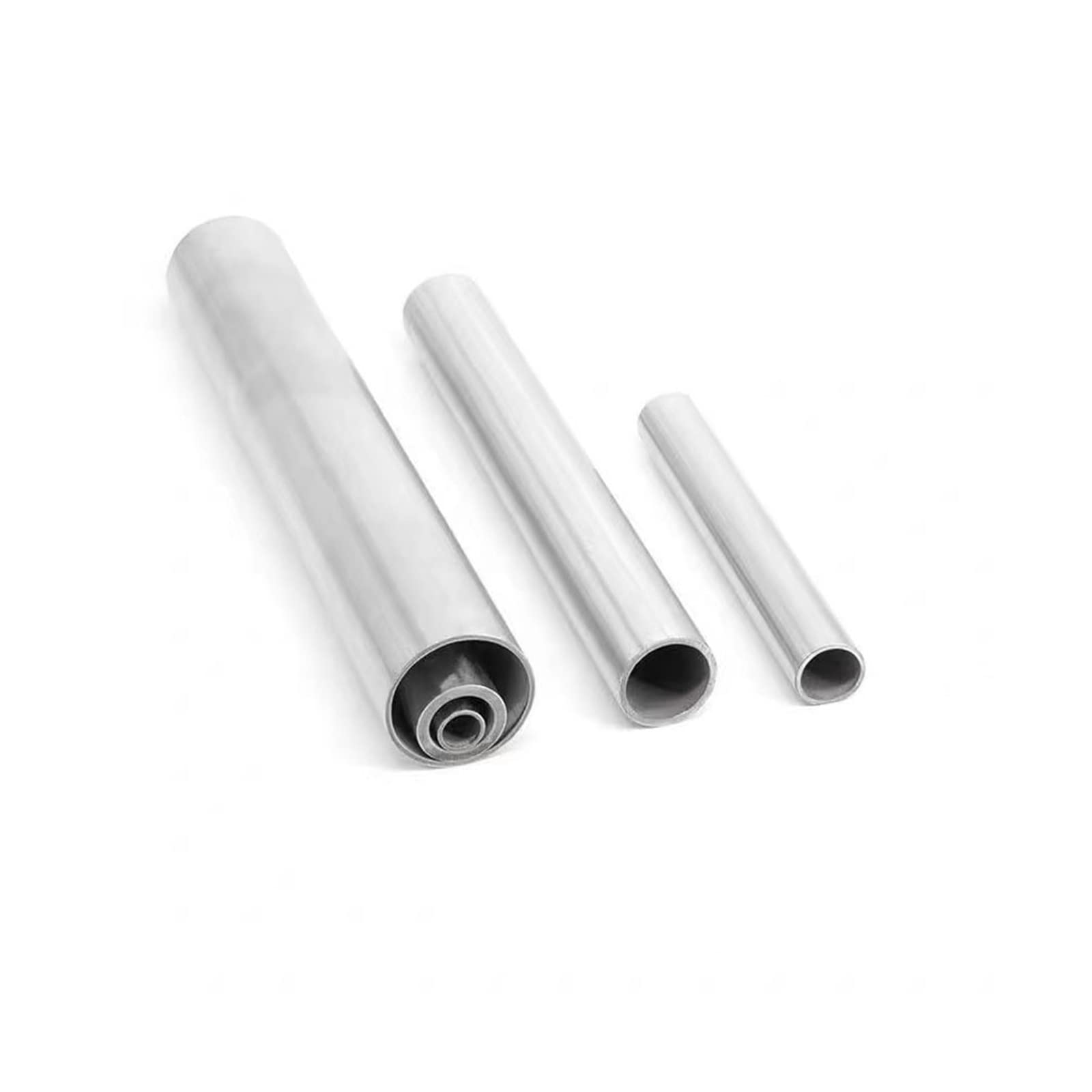 Lvselingi 30Cm 1Pcs 304 Stainless Steel Tube Precision Pipe,Od12x2mm, Outer Diameter 12Mm,Wall Thickness 2Mm,Inner 8Mm Cheerfully(30Cm)