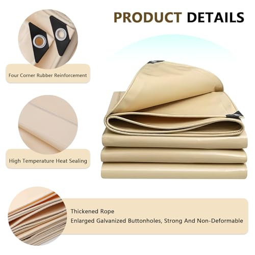 Lona impermeable resistente de 2x3m plegable y duradera 2