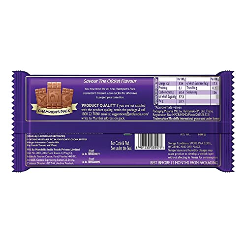 Image of Cadbury Milk Chocolates Champion's Box, 390 Gram, 4 Count (Pack Of 1)