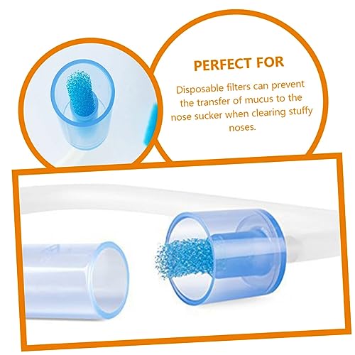 KOMBIUDA 80 Pçs Filtro Para Aspirador Nasal Ferramenta De Nariz Filtro Dispositivo De Filtro Nasal F