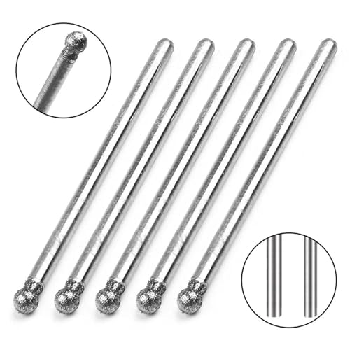 Set de 5 fresas diamantadas 0.5-8mm para herramientas eléctricas miniatura 5