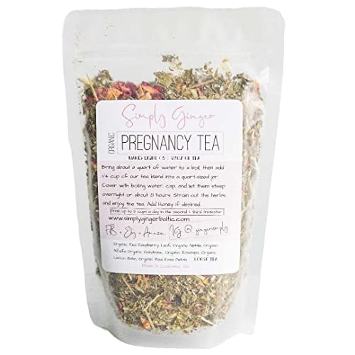 Simply Ginger Pregnancy NORA Tea Bags ll 16 Individual Pre