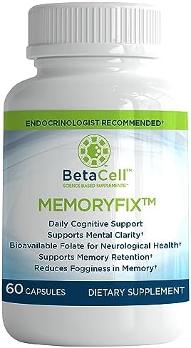 BETACELL Memoryfix Brain Supplement – 60 Brain Booster Capsules