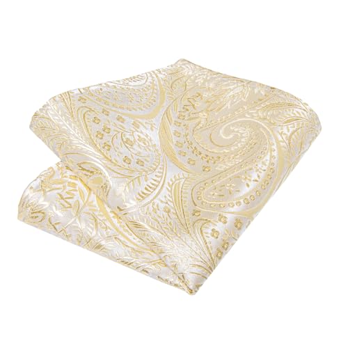 Image of DiBanGu Mens Silk Self Bow Tie Set 4PCS for Tuxedo Wedding
