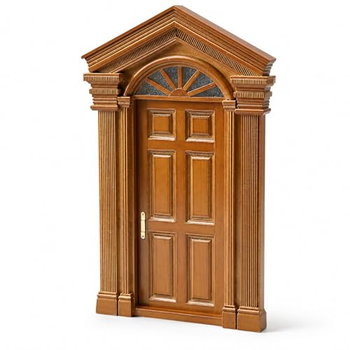 Figurine de porte miniature pour maison de poupée LOGOFUN échelle 1:12 style vintage