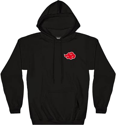Amazon.com: Naruto Shippuden - Sudadera unisex con capucha pequeña Akatsuki  Cloud para adultos : Ropa, Zapatos y Joyería
