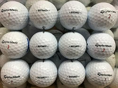 TaylorMade Distance + Plus golf lake balls- Pearl/Grade A - Choose 12, 24 or 48 balls