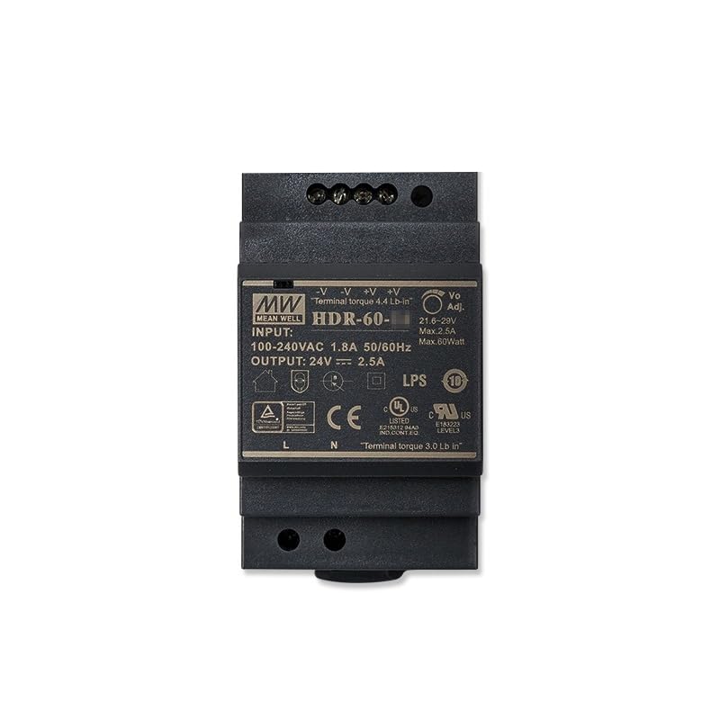 Alimentatore 60W 48V - Trasformatore DIN Rail HDR-60-48