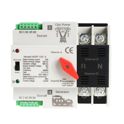 Commutateur de transfert automatique 220V 3P 100A inverseur source