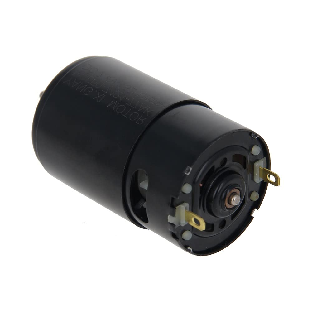 Heyiarbeit Micro DC Motor 12V 6000 RPM 775 Ball Bearing Strong Magnetic Round Shaft High Speed Motor for RC Boat Electronic Equipment