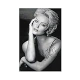 CSESTCGN Charlize Theron Autogramm-Poster, Leinwand-Poster, 