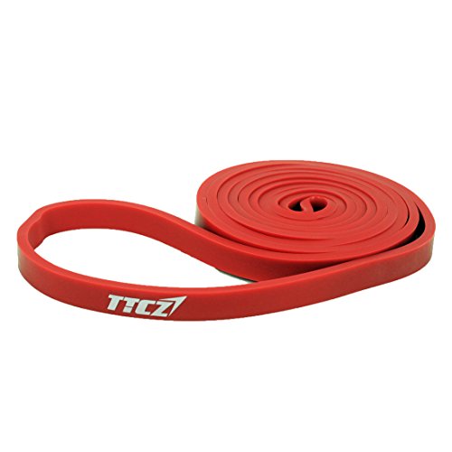 Andux Zone Rendimiento Potencia Band,Pull-up Bandas de Resistencia para Crossfit, Gimnasia, Power-elevación TLD-02 (Roja (15-35 lbs))