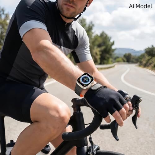 O-SEN Silicone Magnetic Apple Watch Sport Band (38mm-49mm, Various Colors) $4.99 or 2 for - image 5