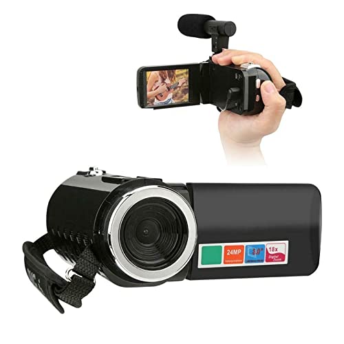 Caméscope professionnel 4K à vision nocturne infrarouge et microphone - 2