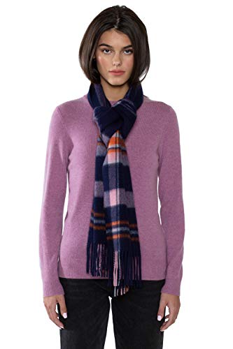 JENNIE LIU Womens 100% Cashmere Scarf