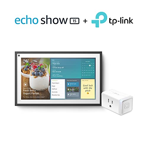 Echo Show 15 with Kasa Smart Plug Getty Kart