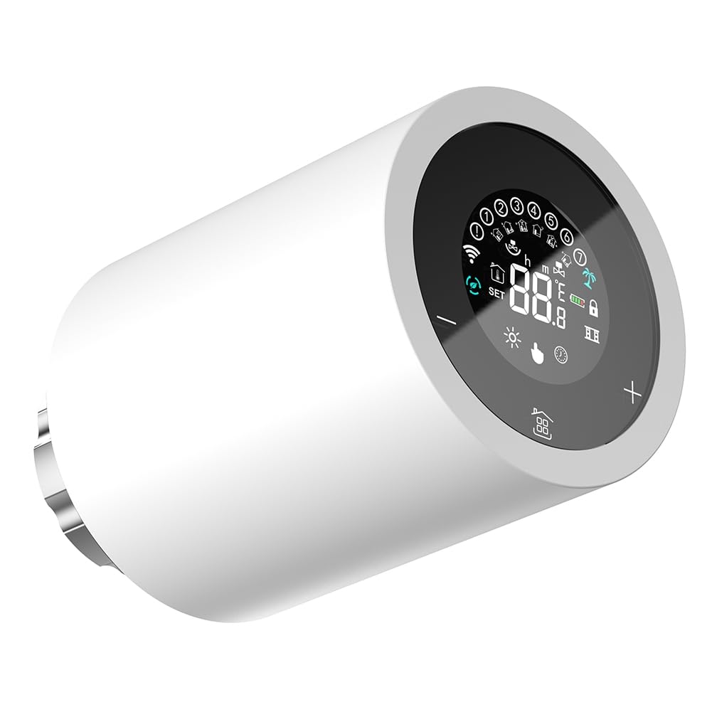 Osmond LCD Touch Screen Zigbee Intelligent Radiator Actuator App Control Thermostatic Radiator Valve Temperature Controller A