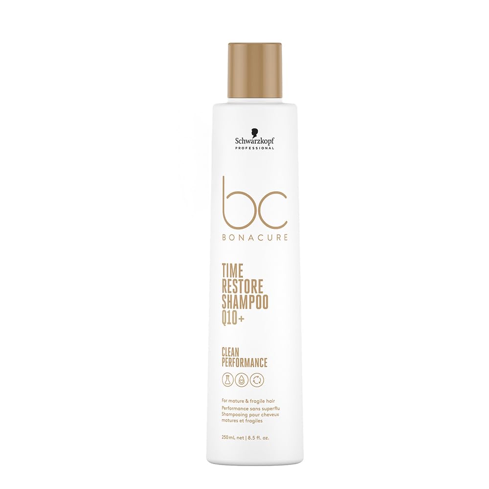 Schwarzkopf Professional Bonacure Q10 Time Restore Shampoo | For Mature Hair | 250ml