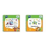 Vtech 80-481204 Lernstufe 1 - EIN Tag im Kindergarten MagiBook Lernbücher, Mehrfarbig & 80-480804 - Magibook - Lernstufe 1 - Tagesabläufe