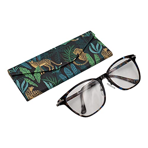 Image of Real Sic Glasses Case for Men and Women - Magnetic Folding Hard Shell Sunglass Holder - Inspired by Adorable Animals