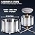 HGD 27.5" Smokeless Fire Pit Outdoor, Stainless Steel Wood Burning Firepit with Secondary Combustion, Backyard Patio Stove for Garden, BBQ & Bonfire