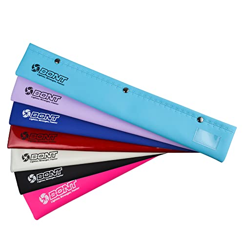 Bont Short Track and Long Track Ice Speed Skate Blade Soaker Cover (Shiny White, 47cm(16.5” and Above))