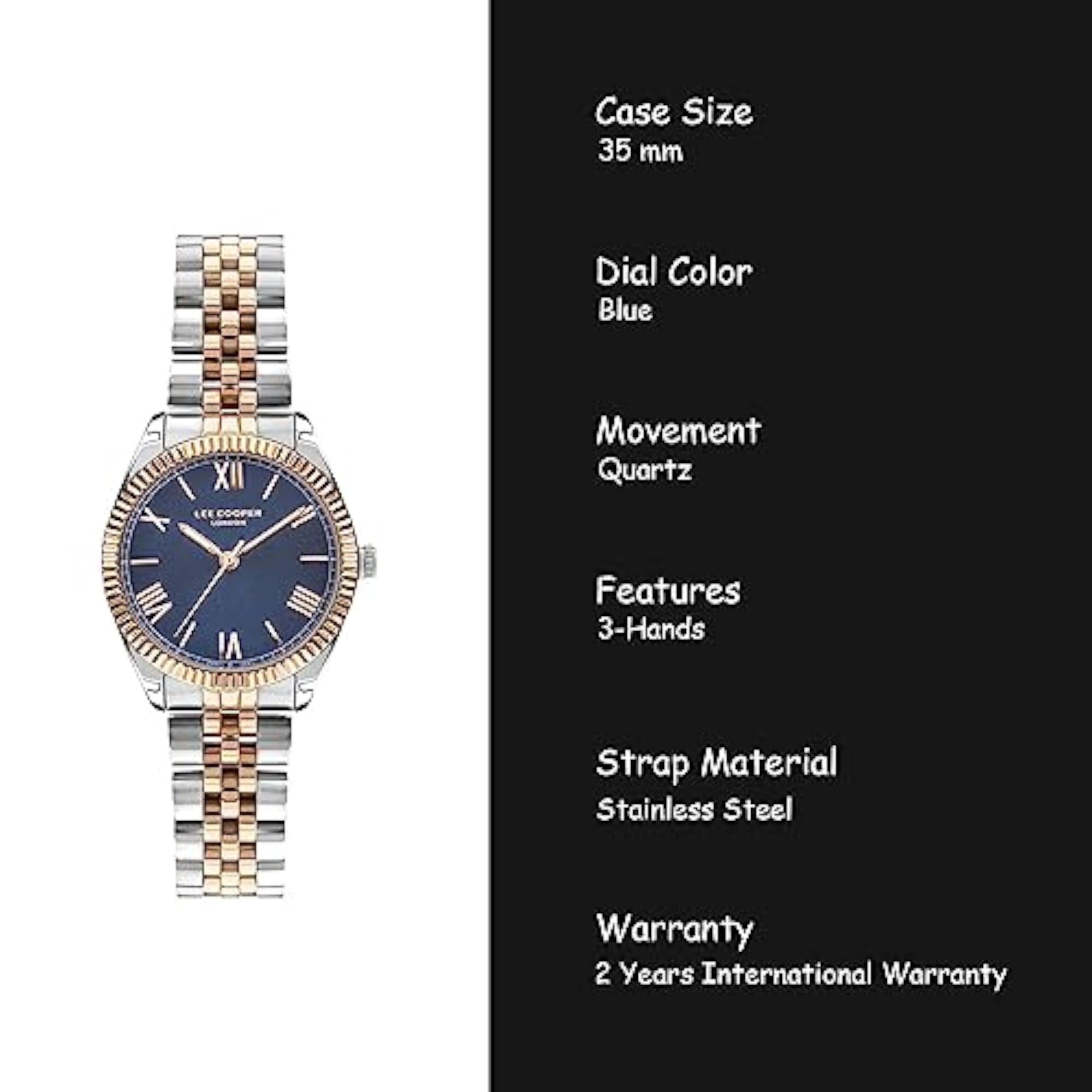 Women's Analog Green Round Dial Watch - LC07448.270