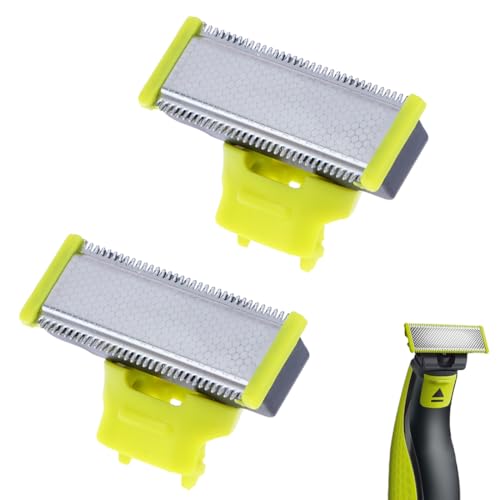 DEZP 2 Piezas Cuchillas De Repuesto Originales Para Recortador De Barba y Maquina De Afeitar Hombre,Cuchilla De Repuesto Compatible Con Maquinillas De Afeitar De Un Solo Filo