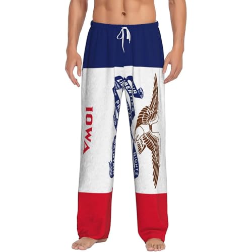 Pantalon de pyjama pour homme polaire Iowa chaud avec poches latérales
