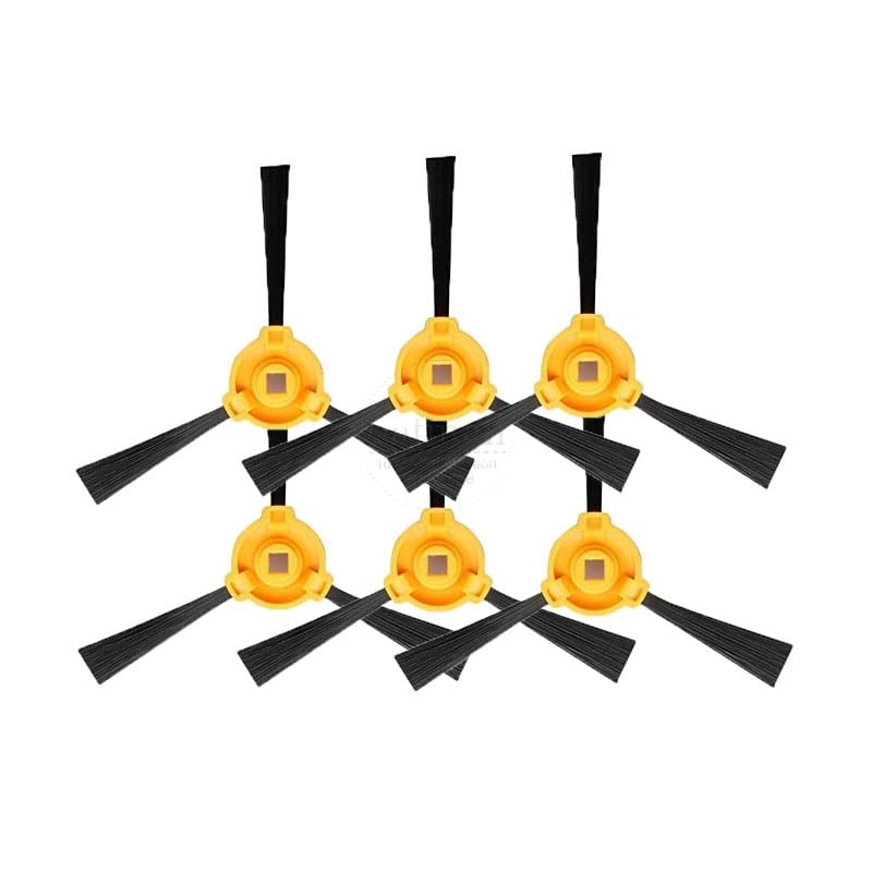 ABZEKHPC Side Brush For Cecotec For Conga Excellence 990 5040 For Eufy RoboVac 11C iboto aqua V710 For ECOVACS Deebot 500 N79S N79 N79W performance (Color : 6pc side brush)