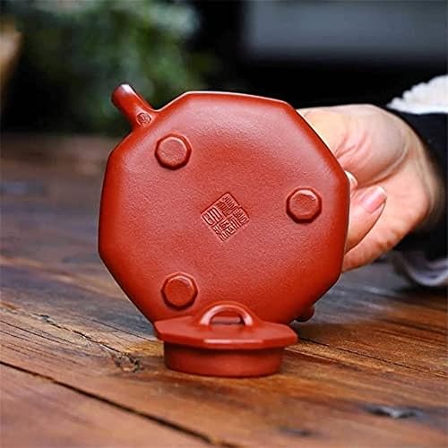 Tetera morada de arcilla mineral: juego de té Kungfu de cerámica octogonal tradicional 7