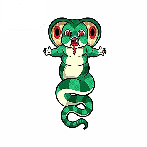 13cm x 7,5 cm para la maldición de la serpiente bebé VAN calcomanía maletero parabrisas parachoques