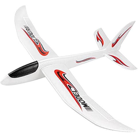 LNQ LUNIQI 1Pcs Foam Glider Airplane Hand Throwing Plane 39Inch Large Flying Plane Model Outdoor Sports Toys for Girls Boys Gifts Cover