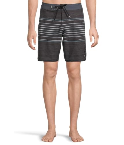 O'NEILL Men's Hyperfreak Heat Stripe Scallop Boardshorts