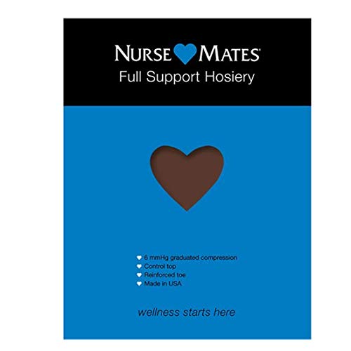 Image of Nurse Mates Graduated Compression Full Support Pantyhose | 6 mmHg | Reduce Leg Fatigue | Re-Inforced Toes
