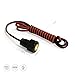 Oznium Brightest Light Bolt - Flush Mount 12V LED Light for Bumper, Grille, Cars Interior, Dash, Ambient Lighting, Motorcycle w/Sleek Aluminum Housing & Screw Nut (11 mm Black, Amber LED)