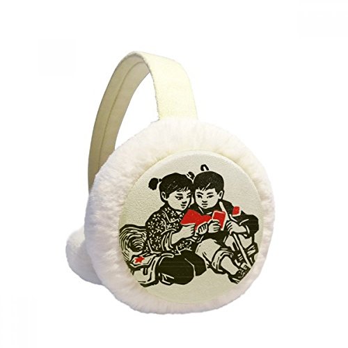 Orejeras de felpa plegables con aislamiento térmico suave para mochila de invierno