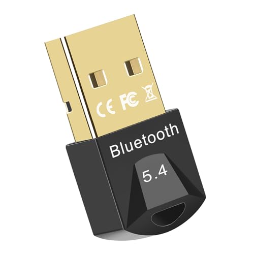 SIGANDG Adattatore Bluetooth USB 5.4, Chiavetta Bluetooth Per PC Plug
