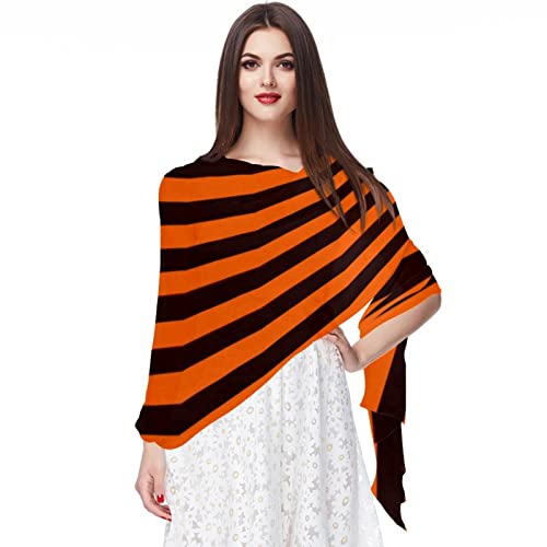 Foulard squelette en mousseline de soie longue pour femme style vintage