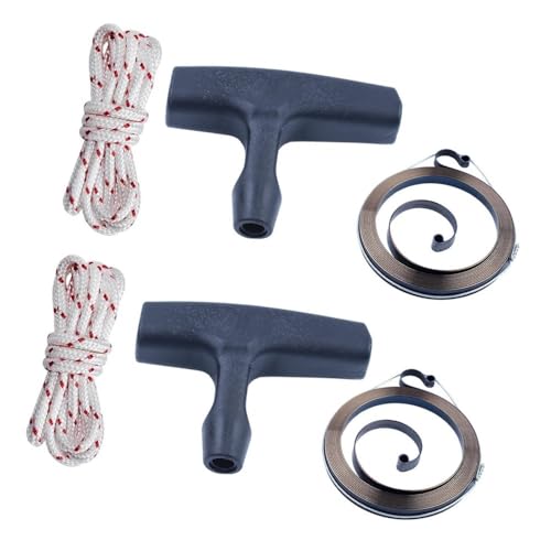 Mango de arranque de retroceso con cuerda y resorte para Stihl MS170 MS180 2 uds 2