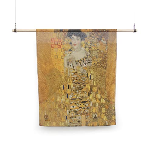 NEOVAT】chiffon long Scarf for women Famous Art Painted Scarves (Van Gogh & Monet & Klimt)