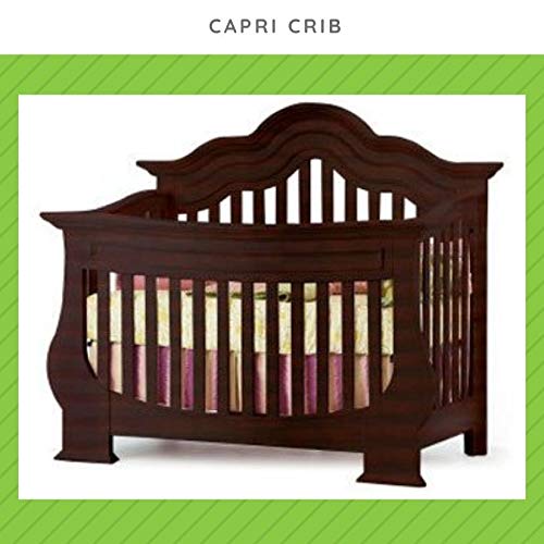 Image of Full-Size Conversion Kit Bed Rails for Munire & Echelon Convertible Cribs - Solid Wood Rail - Toddler and Adult Bed Rail for Full-Size Beds - Essential Nursery & Baby Furniture (Espresso)