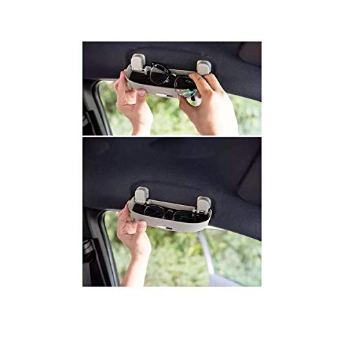 LFOTPP Car Sunglasses Sun Glass Holder Case Eyeglasses Storage Box for 2018 Camry, Interior Accessories Autos Parts (Gray) - Thumbnail 2