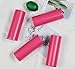 Wzaytia 8 Pack 20 Oz Straight Skinny Tumblers,Individually Gift Boxed Stainless Steel Slim Skinny Tumbler Set Bulk, 20 Oz Insulated Slim Thin Travel Tumbler Cup for Diy,Hot Pink