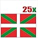 SAFIRMES Pays Basque 25 Stickers Autocollants en Vinyl et mélange de Tailles