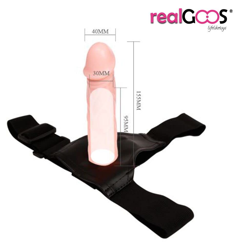 FALLO REALISTICO INDOSSABILE PER LUI STRAP ON DA UOMO NON VIBRANTE