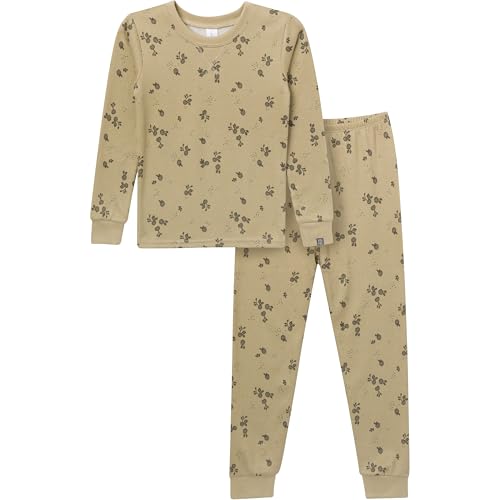 Image of Modern Moments by Gerber Baby Hacci Snug Fit 2 Piece Pajama Set